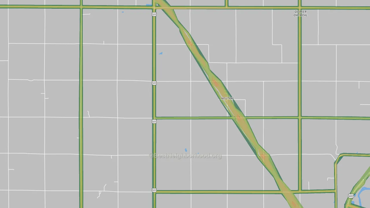 Neutral, KS Map of Noise Levels in Neutral