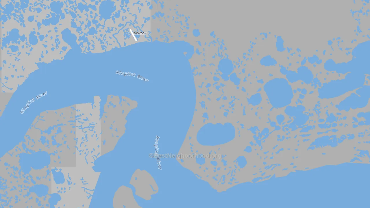 Newtok, AK Map of Noise Levels in Newtok