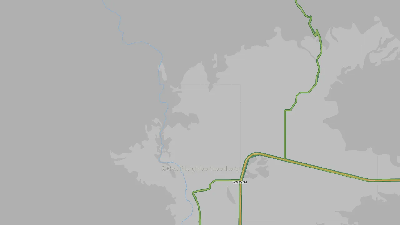 Niarada, MT Map of Noise Levels in Niarada