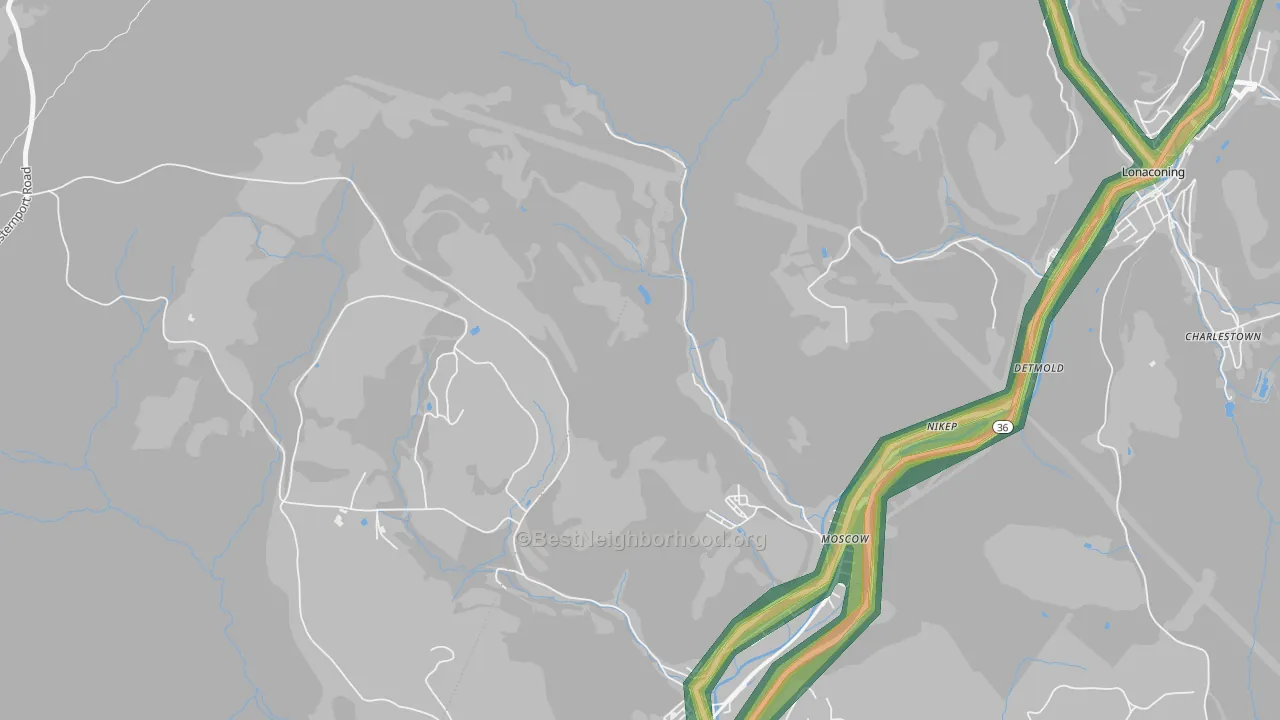Nikep, MD Map of Noise Levels in Nikep