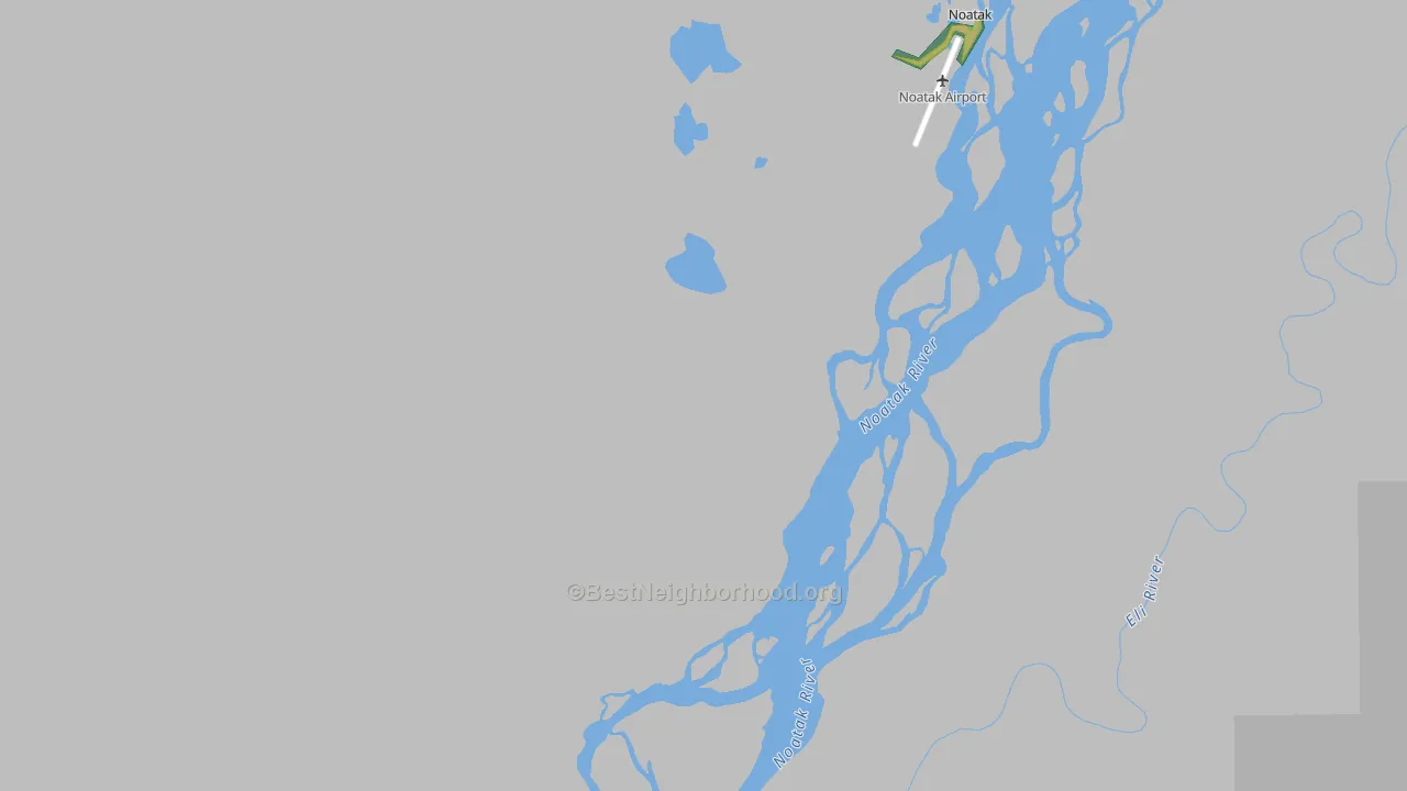 Noatak, AK Map of Noise Levels in Noatak