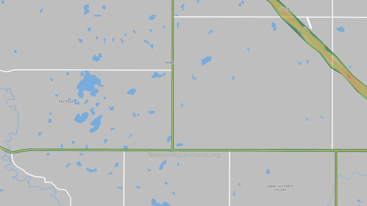 Nome, ND Map of Noise Levels in Nome
