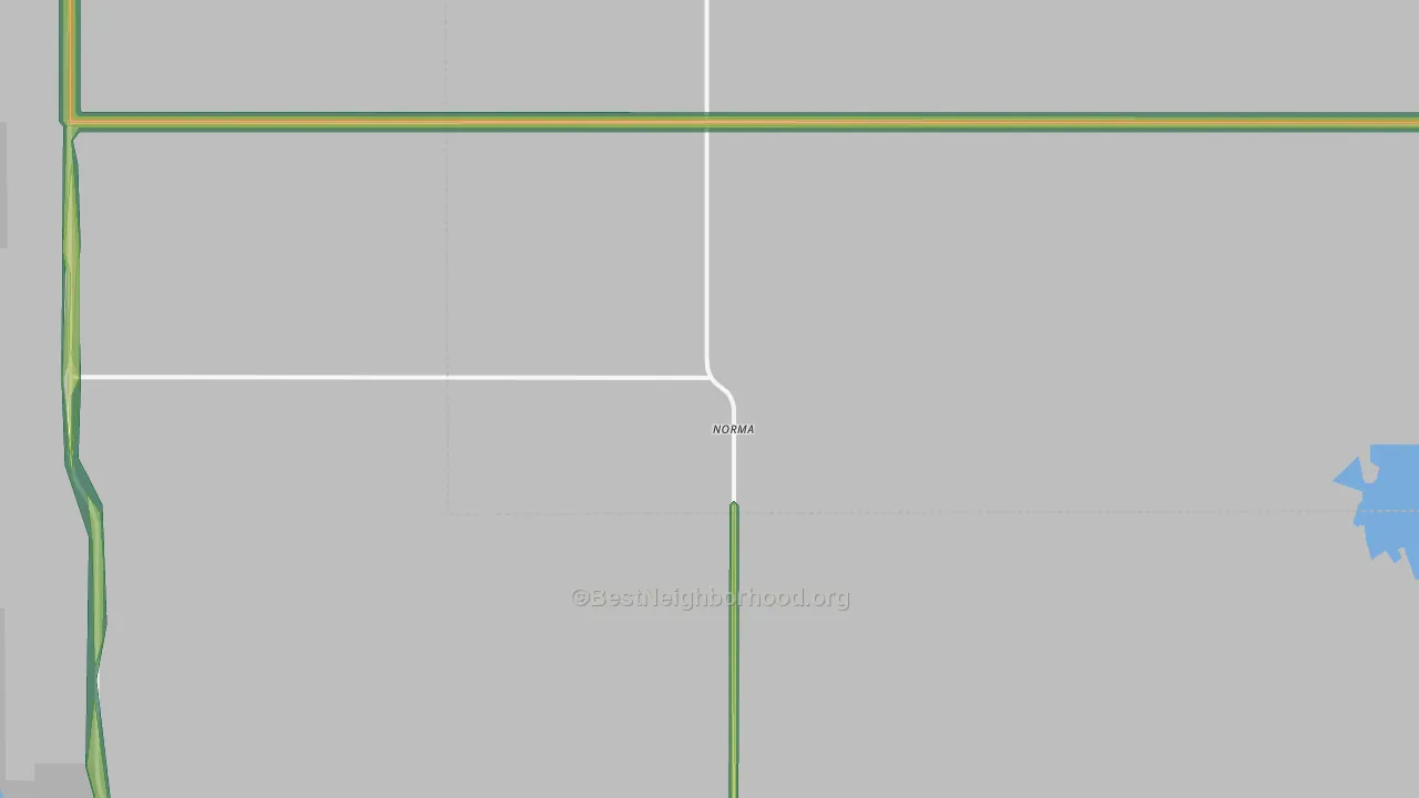 Norma, ND Map of Noise Levels in Norma