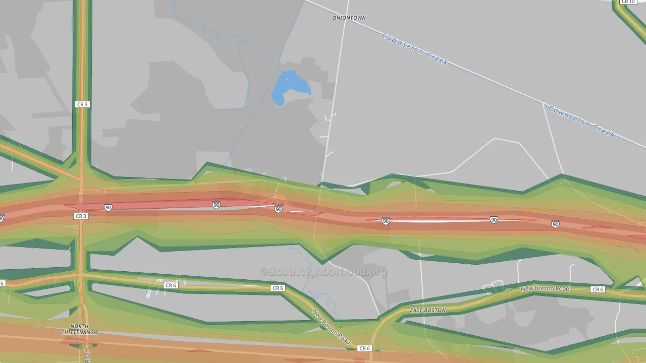 North Chittenango, NY Map of Noise Levels in North Chittenango