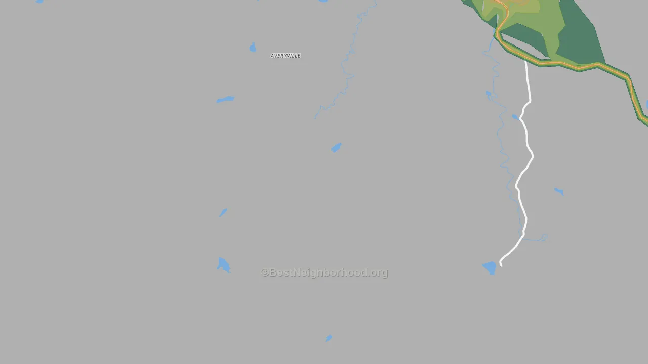 North Pole, NY Map of Noise Levels in North Pole