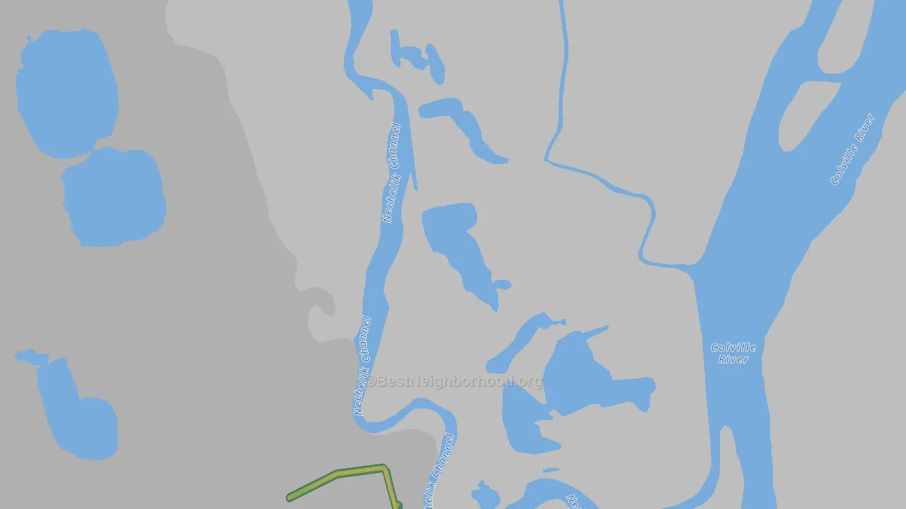 Nuiqsut, AK Map of Noise Levels in Nuiqsut