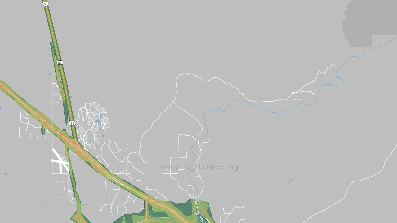 Octave, AZ Map of Noise Levels in Octave