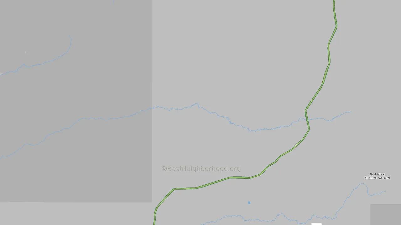 Ojito, NM Map of Noise Levels in Ojito