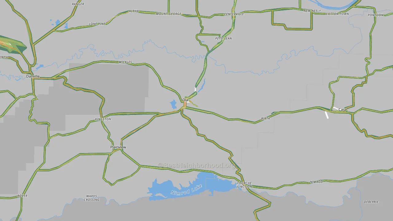 Ola, AR Map of Noise Levels in Ola