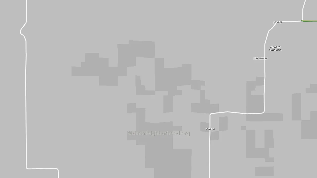 Old Moses, NM Map of Noise Levels in Old Moses