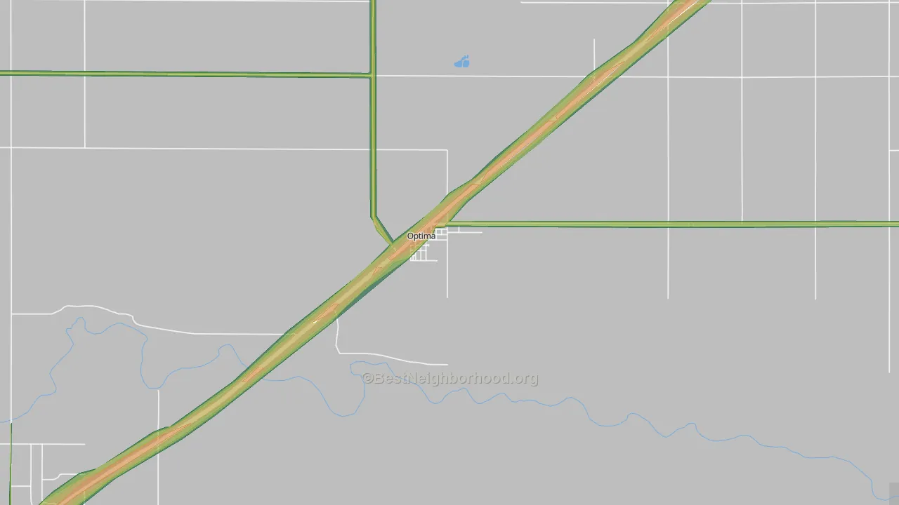 Optima, OK Map of Noise Levels in Optima