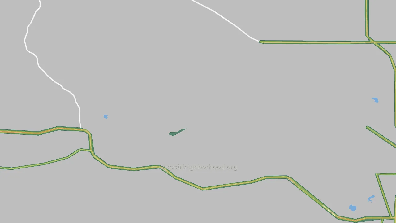 Orchard Valley, WY Map of Noise Levels in Orchard Valley