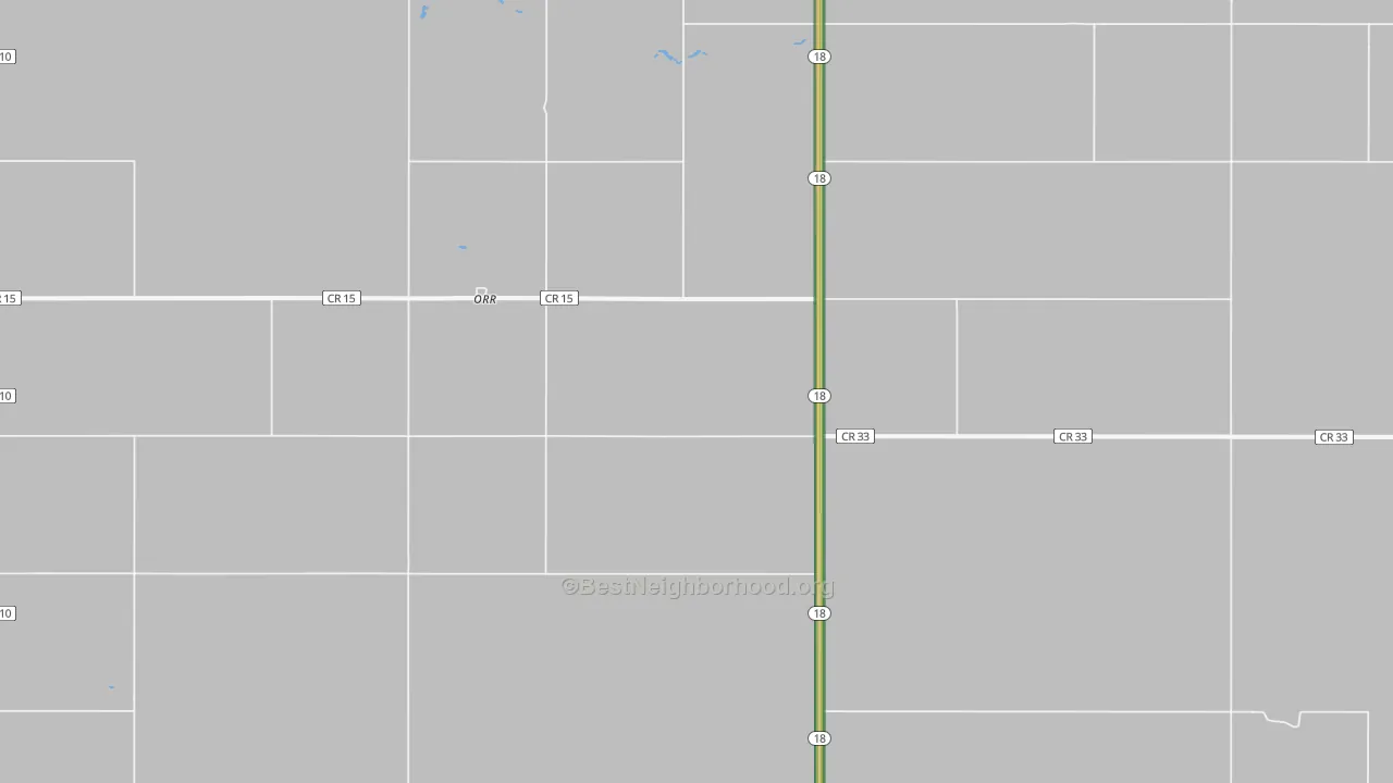 Orr, ND Map of Noise Levels in Orr