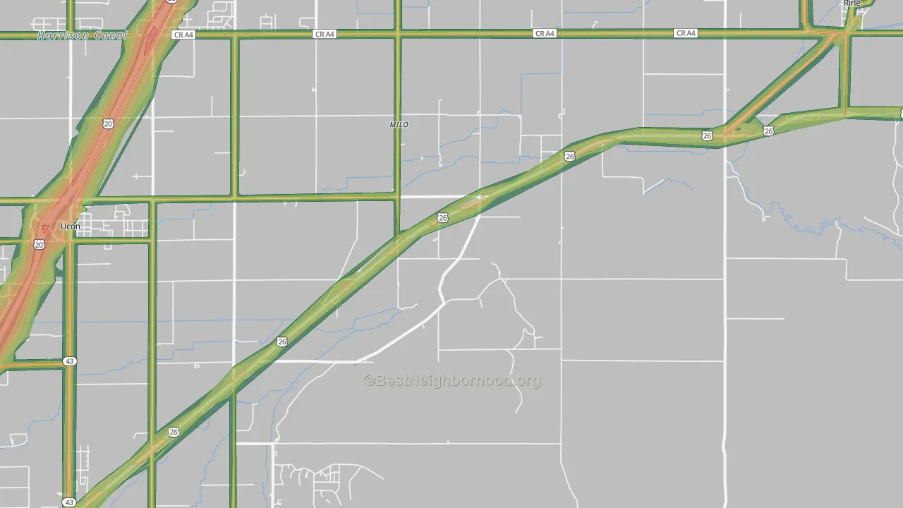 Osgood, ID Map of Noise Levels in Osgood
