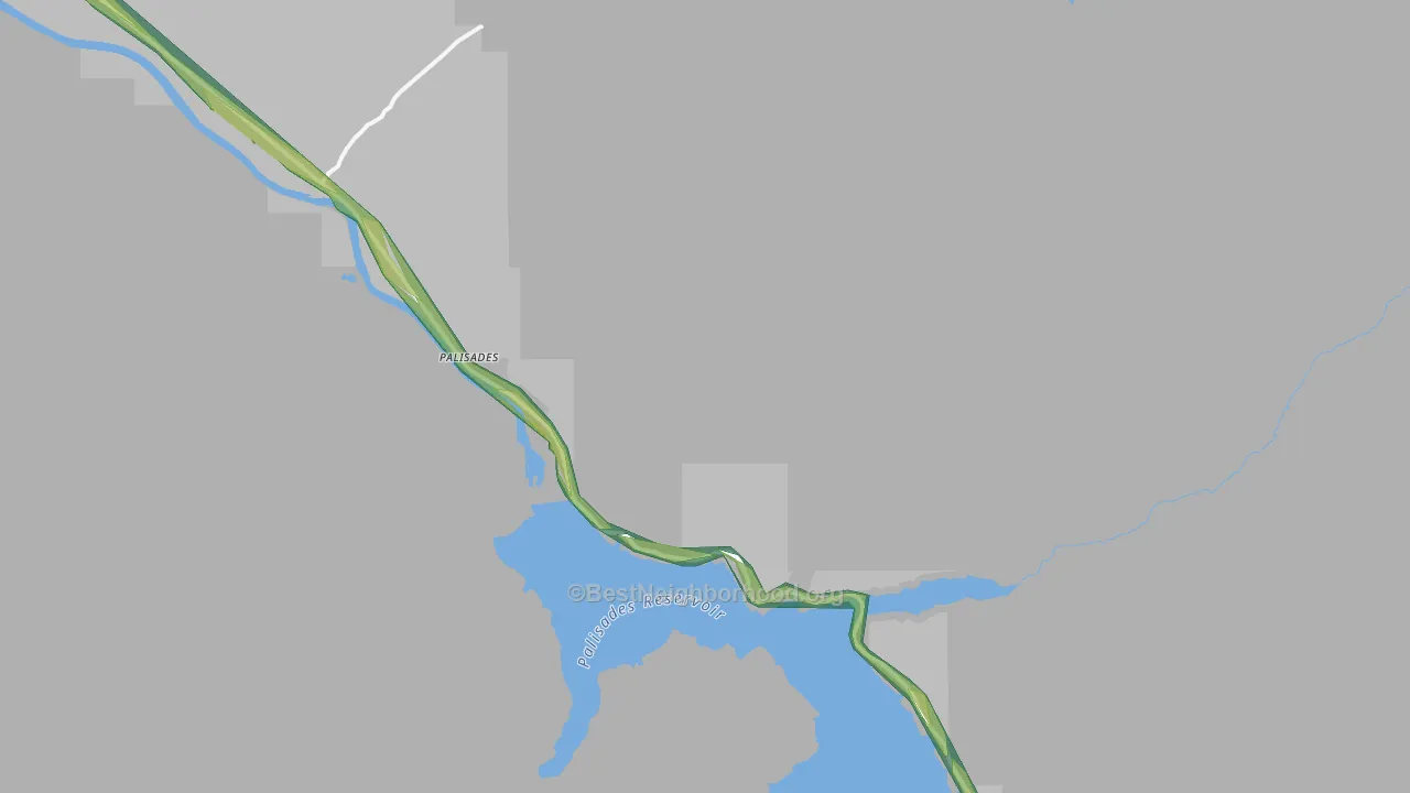 Palisades, ID Map of Noise Levels in Palisades