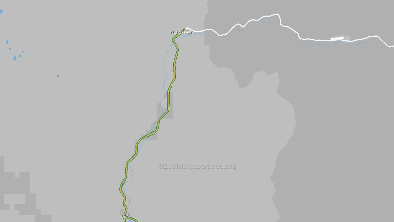 Paradise Hot Springs, ID Map of Noise Levels in Paradise Hot Springs