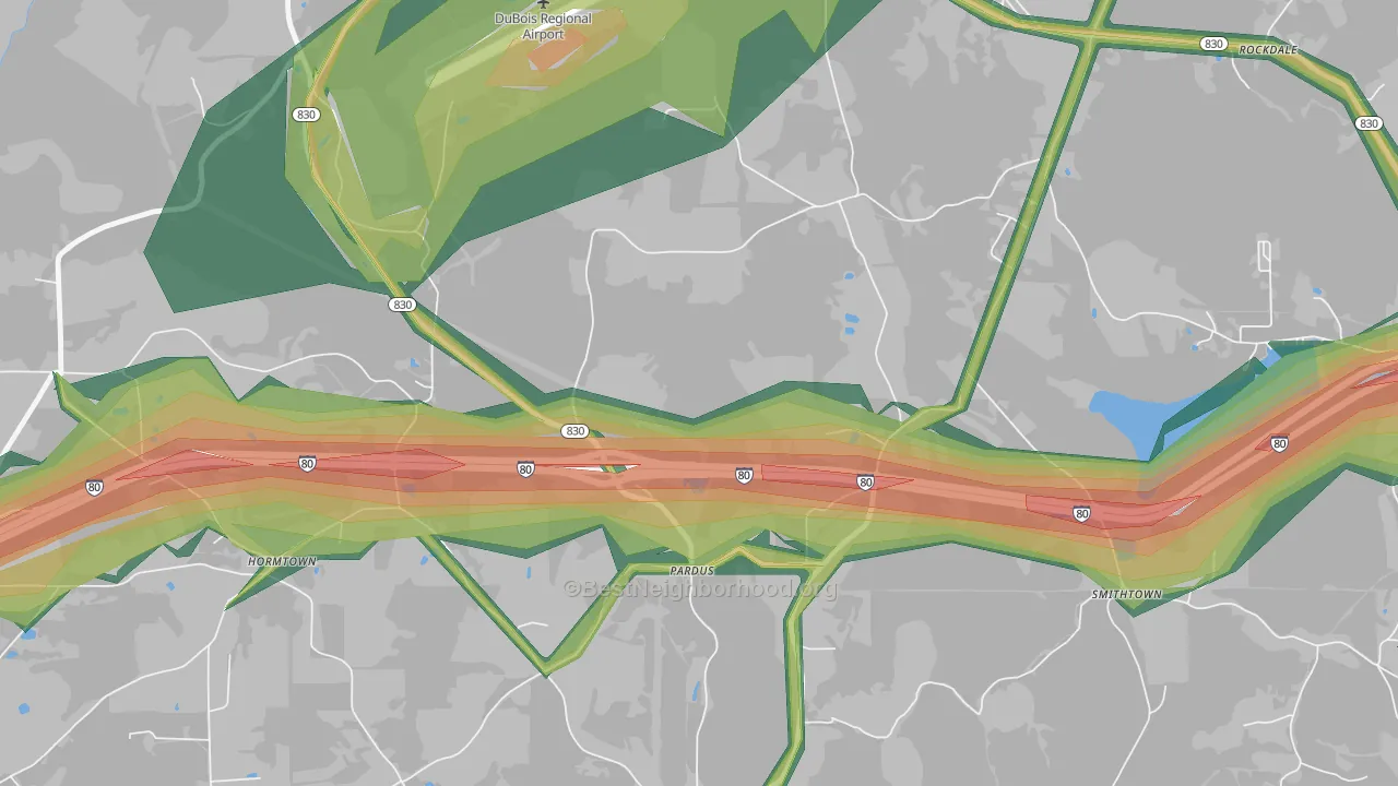 Pardus, PA Map of Noise Levels in Pardus