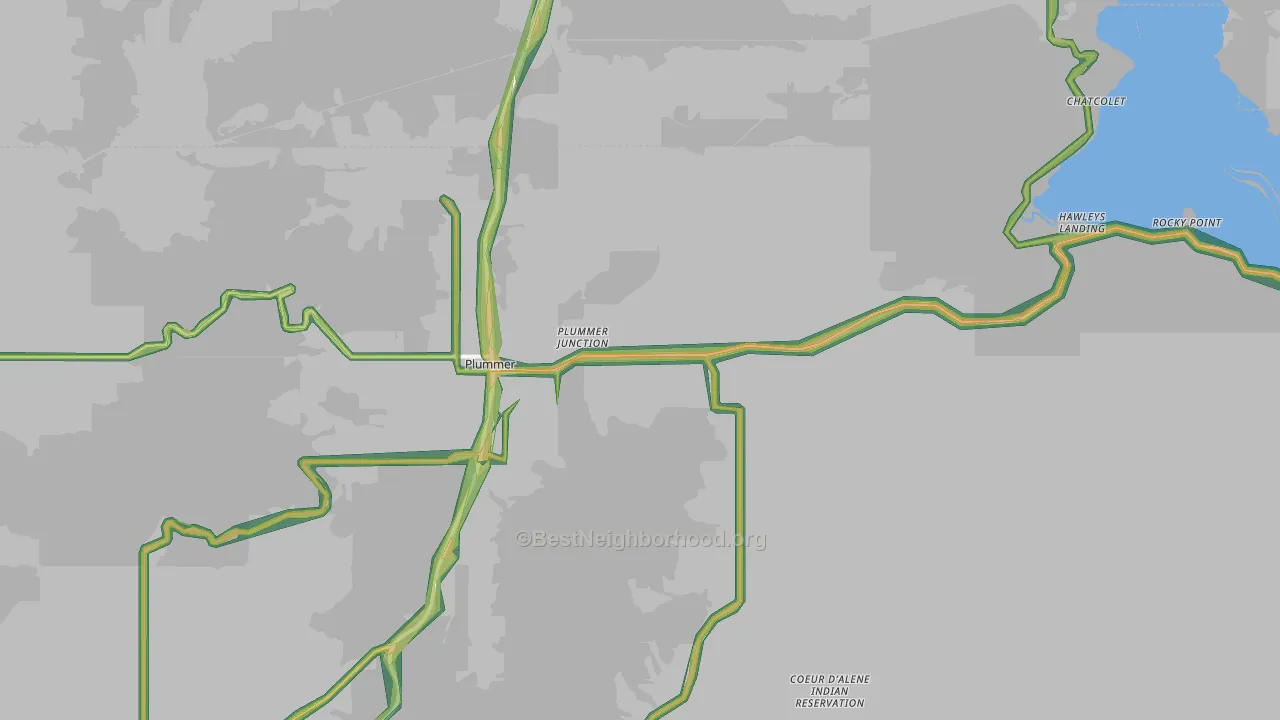 Parkline, ID Map of Noise Levels in Parkline
