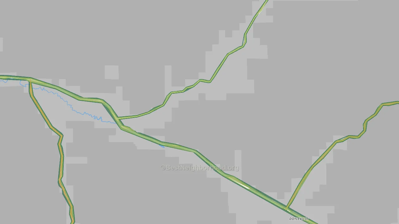Parlin, CO Map of Noise Levels in Parlin