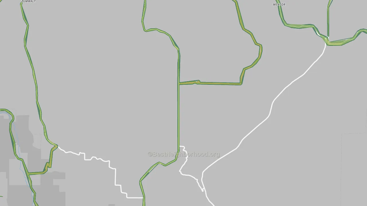 Pataha, WA Map of Noise Levels in Pataha