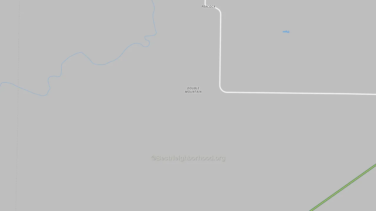 Peacock, TX Map of Noise Levels in Peacock