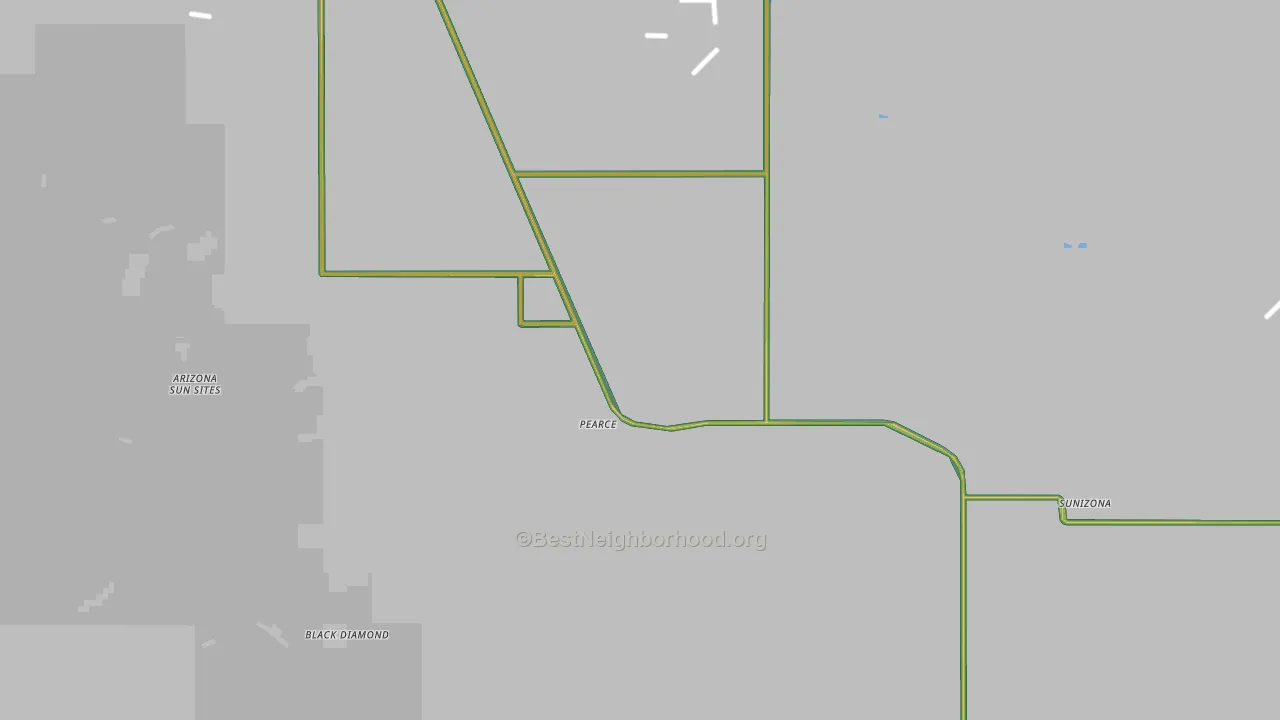 Pearce, AZ Map of Noise Levels in Pearce