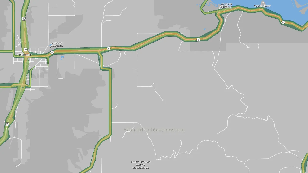 Pedee, ID Map of Noise Levels in Pedee