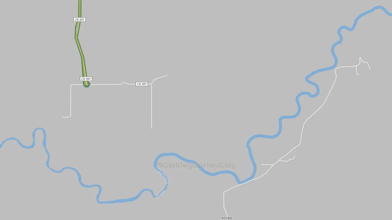 Pedro, SD Map of Noise Levels in Pedro