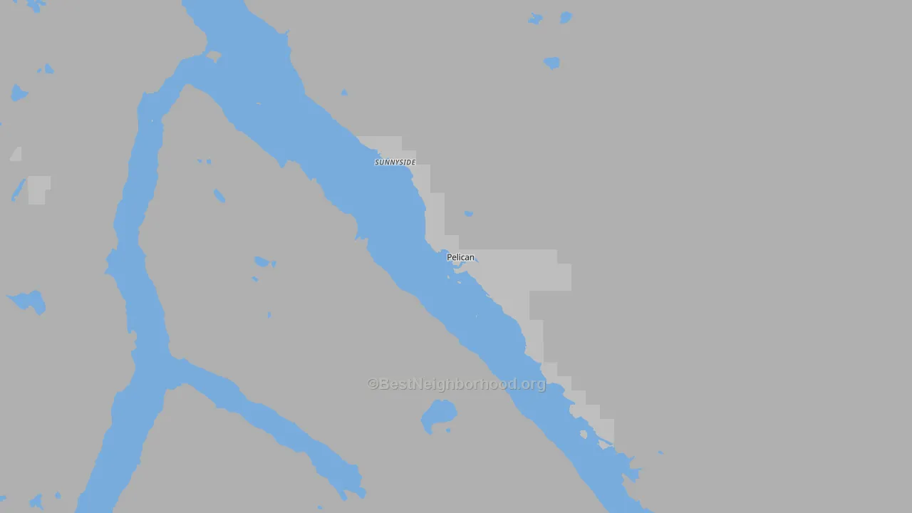 Pelican, AK Map of Noise Levels in Pelican