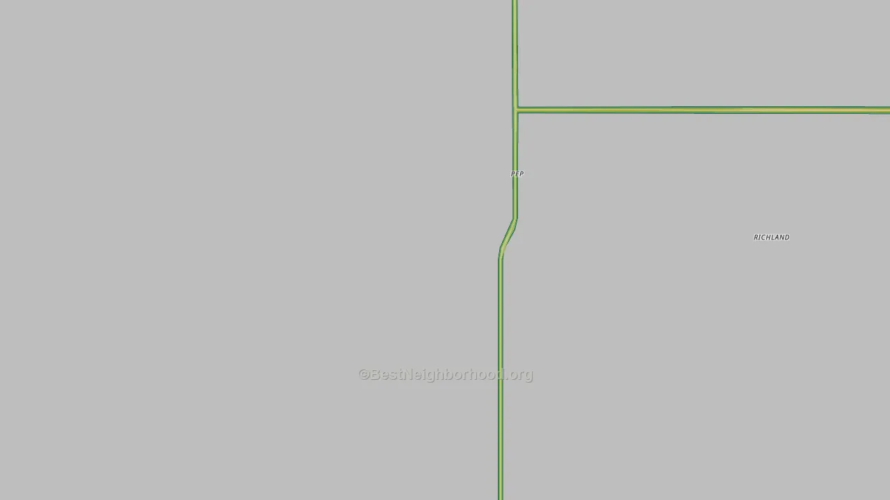 Pep, NM Map of Noise Levels in Pep