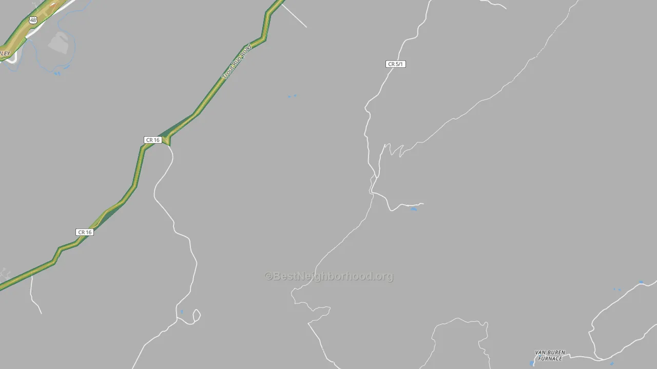 Perry, WV Map of Noise Levels in Perry