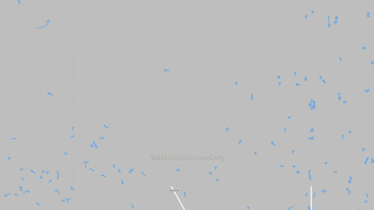 Perth, ND Map of Noise Levels in Perth