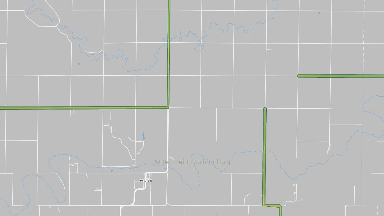 Pfeifer, KS Map of Noise Levels in Pfeifer