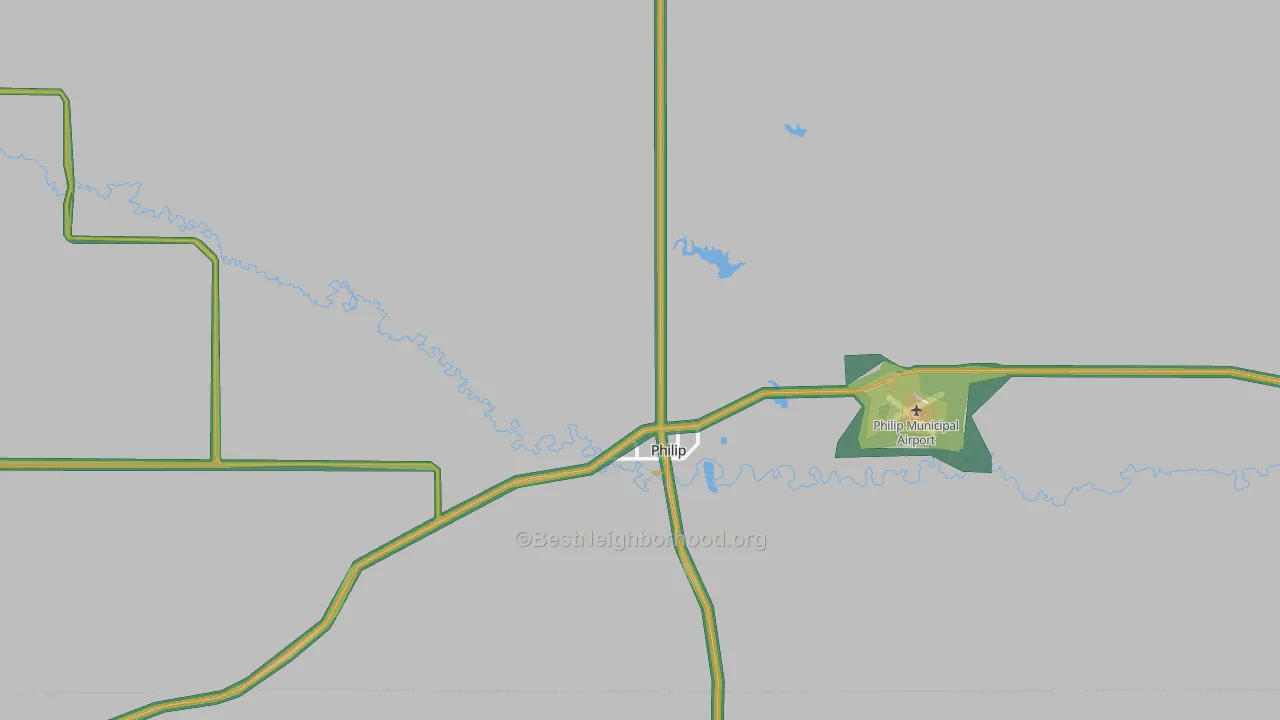 Philip, SD Map of Noise Levels in Philip