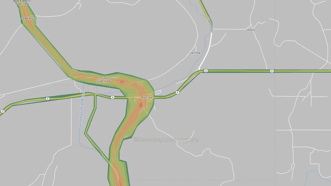 Philipp, MS Map of Noise Levels in Philipp