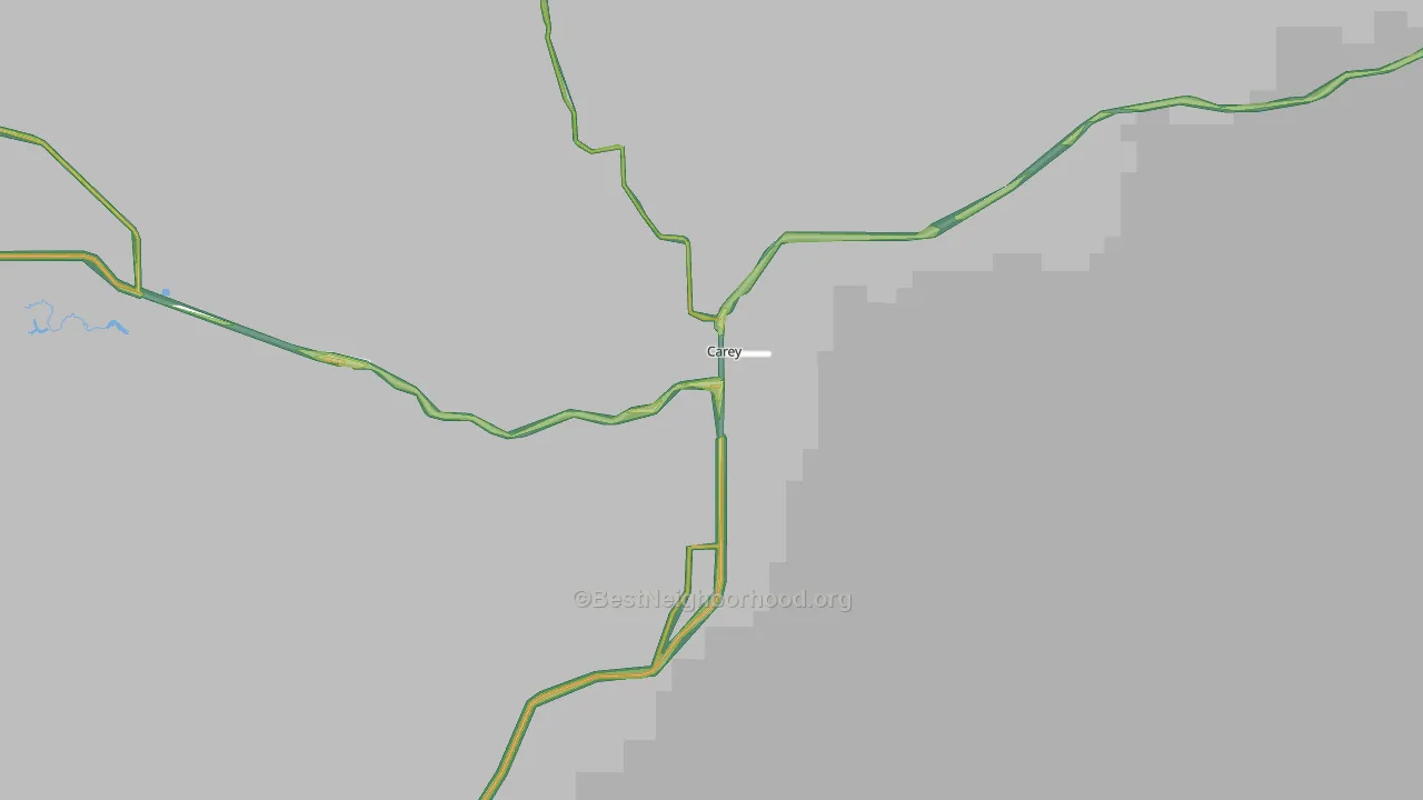 Picabo, ID Map of Noise Levels in Picabo