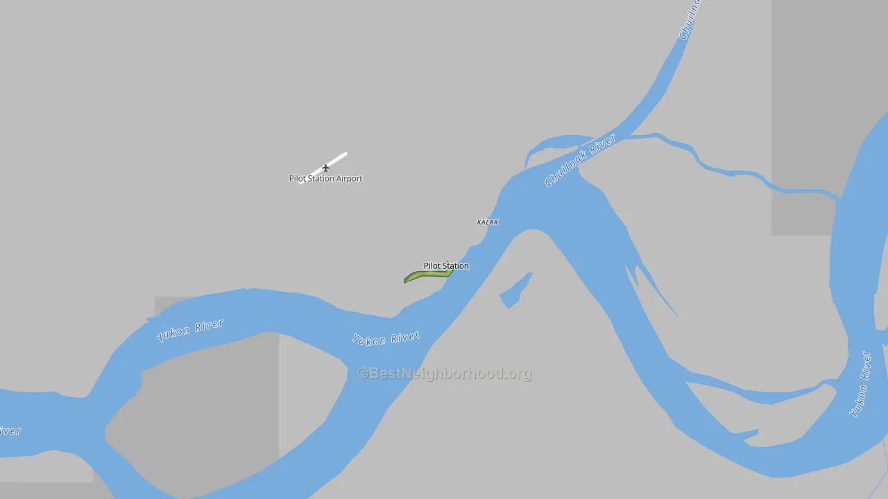 Pilot Station, AK Map of Noise Levels in Pilot Station