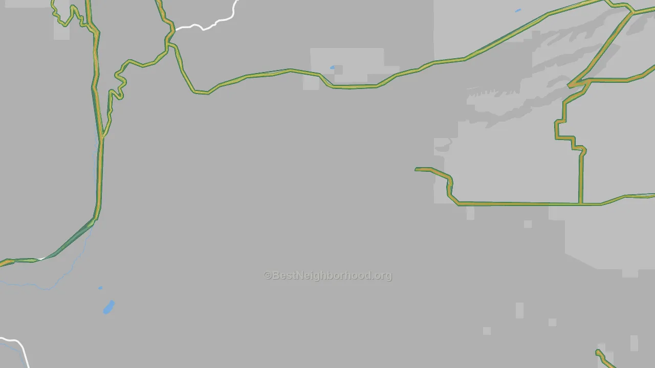 Pine Grove, OR Map of Noise Levels in Pine Grove