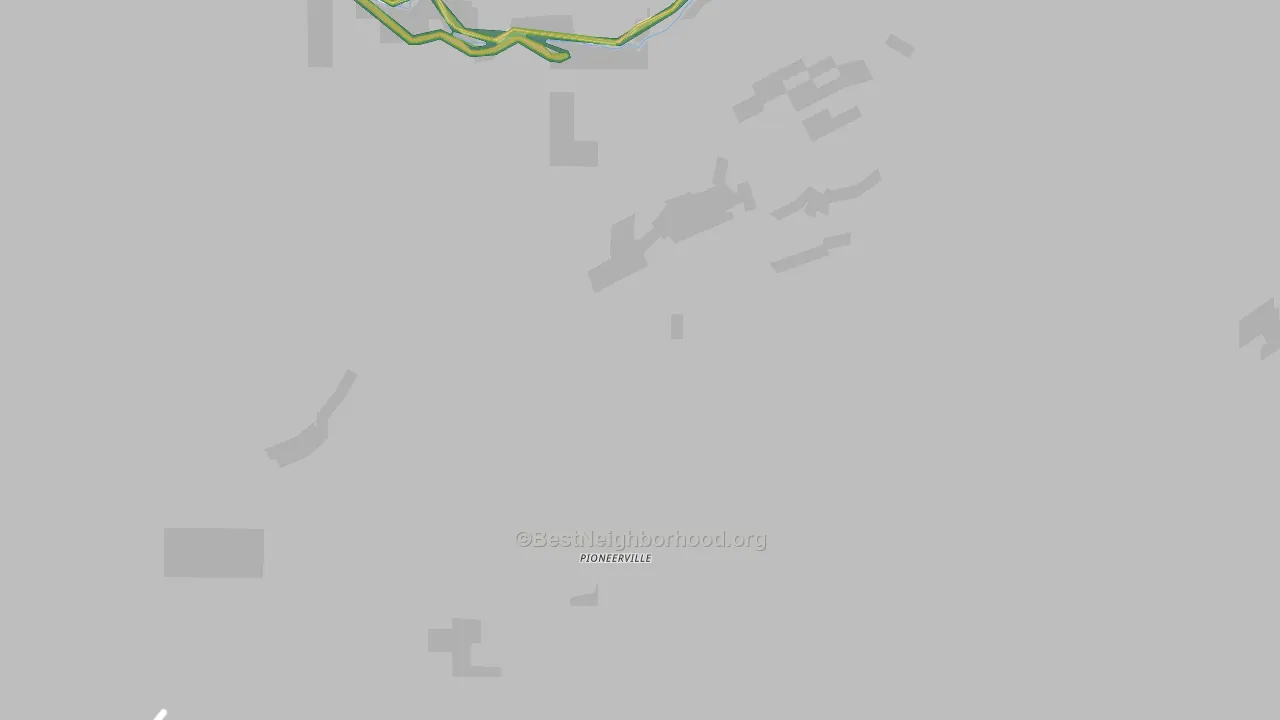 Pioneerville, ID Map of Noise Levels in Pioneerville