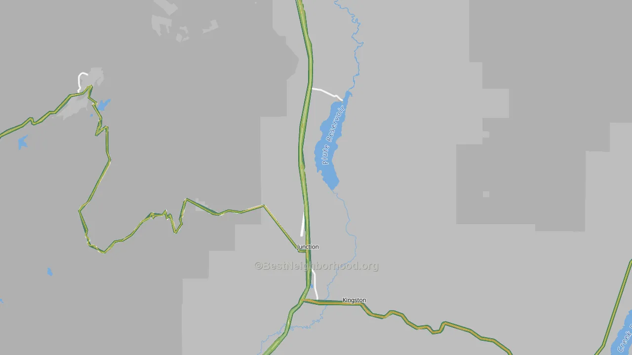 Piute County, UT Map of Noise Levels in Piute County