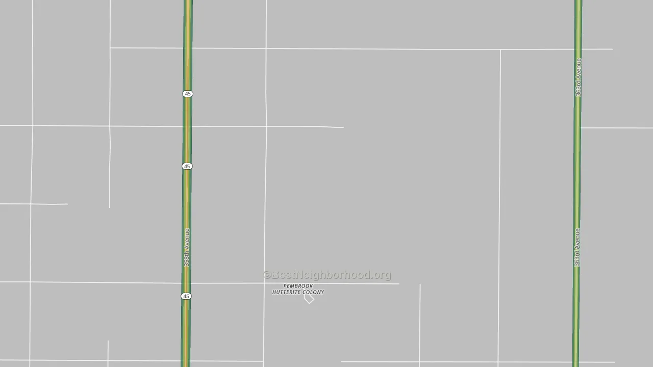 Plainview Colony, SD Map of Noise Levels in Plainview Colony