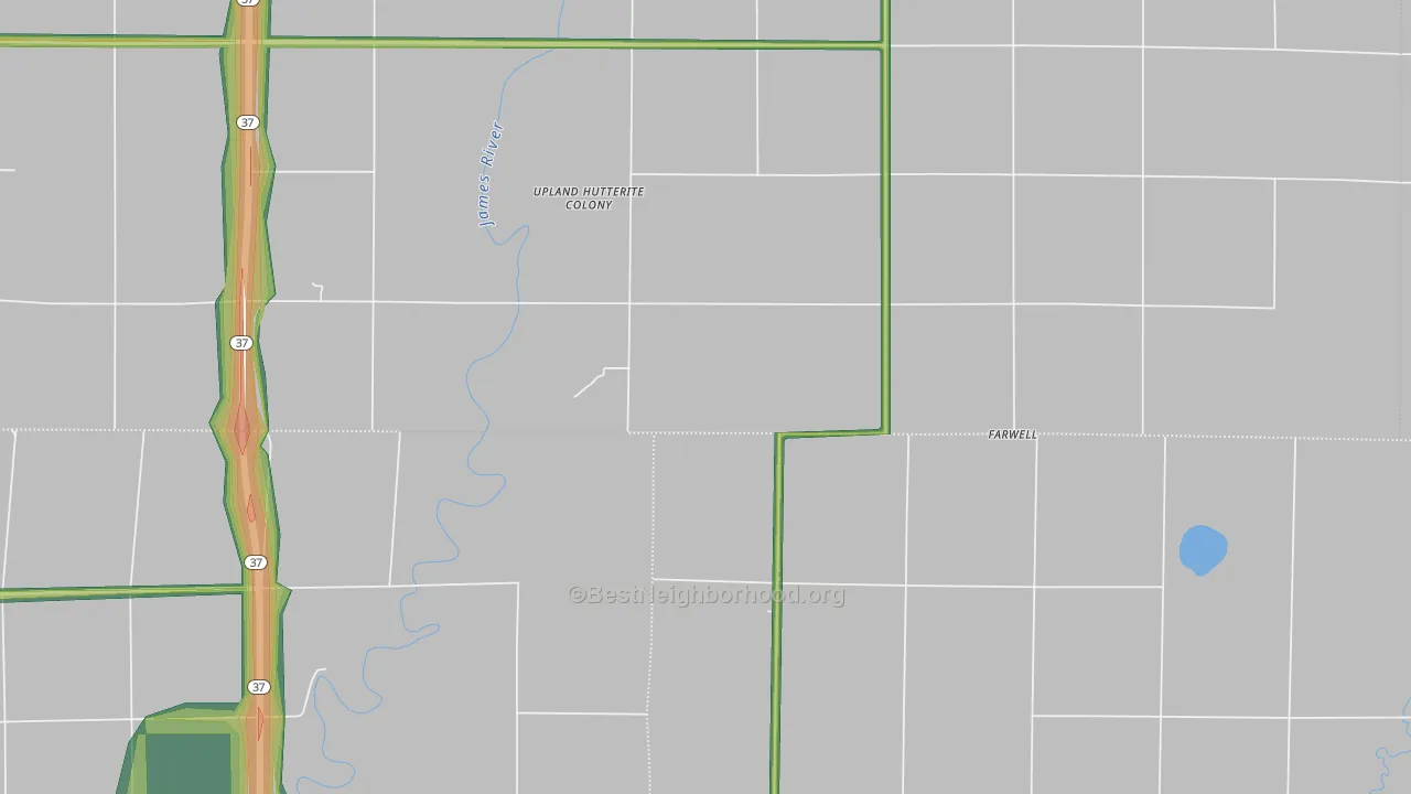 Plano, SD Map of Noise Levels in Plano