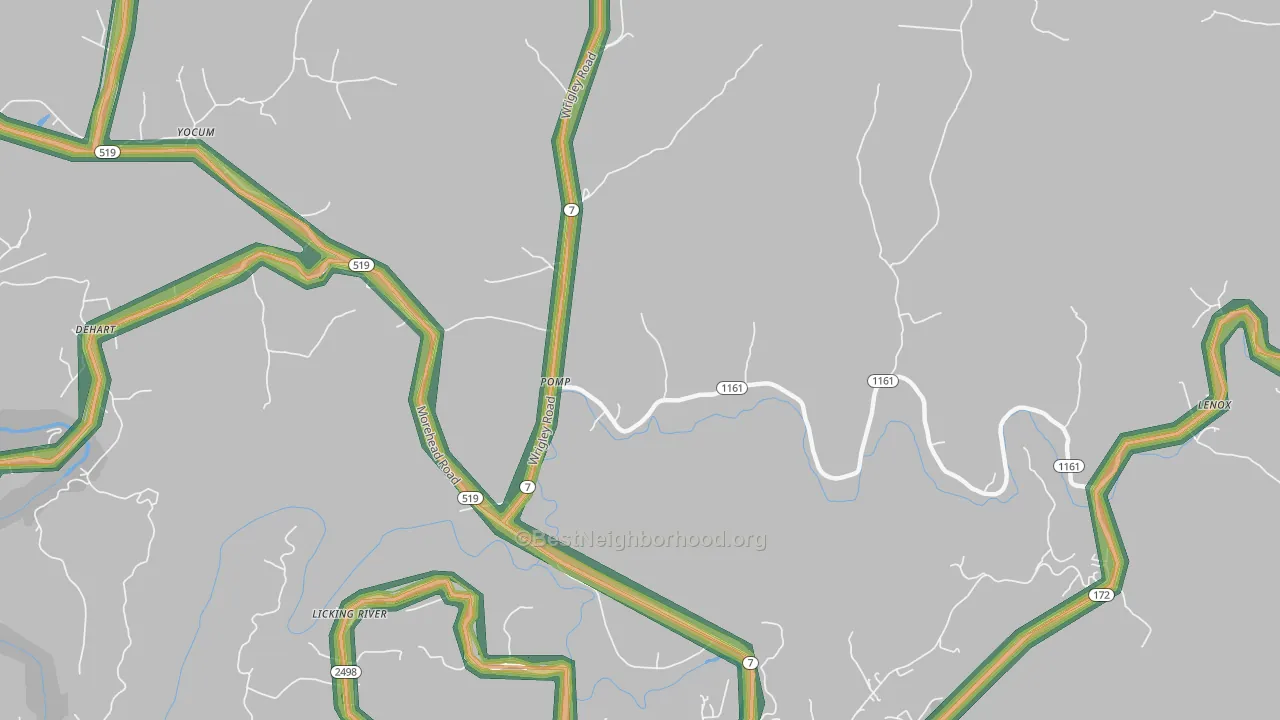 Pomp, KY Map of Noise Levels in Pomp