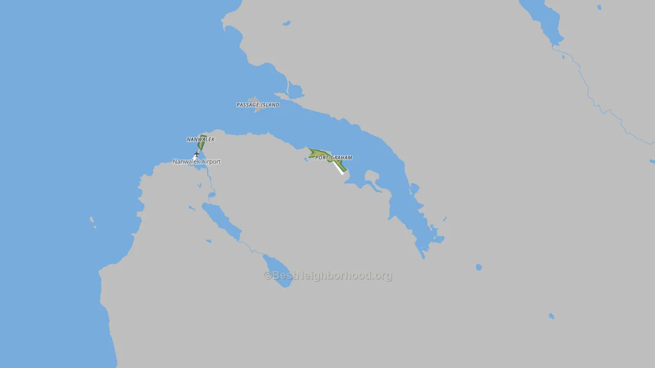 Port Graham, AK Map of Noise Levels in Port Graham