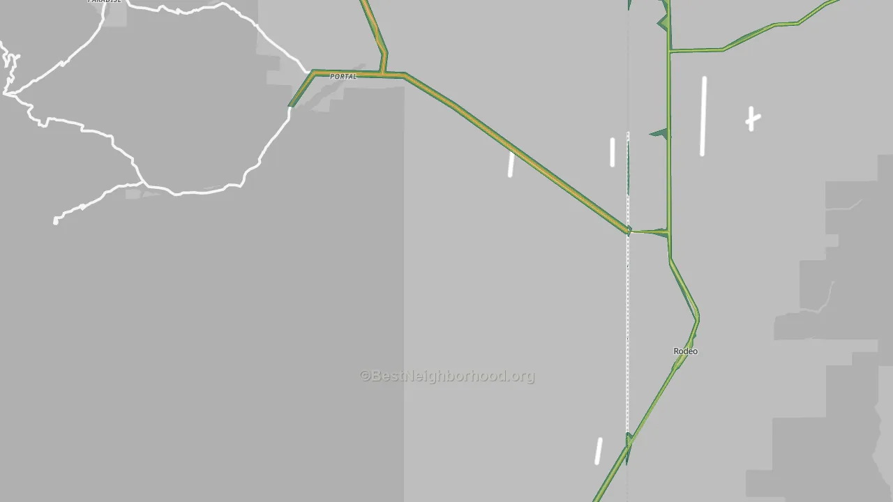 Portal, AZ Map of Noise Levels in Portal