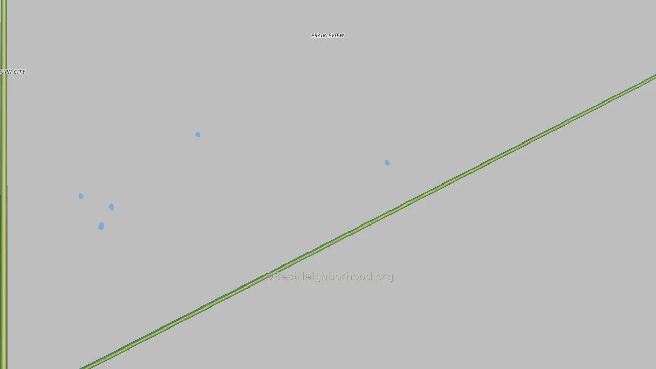 Prairieview, NM Map of Noise Levels in Prairieview
