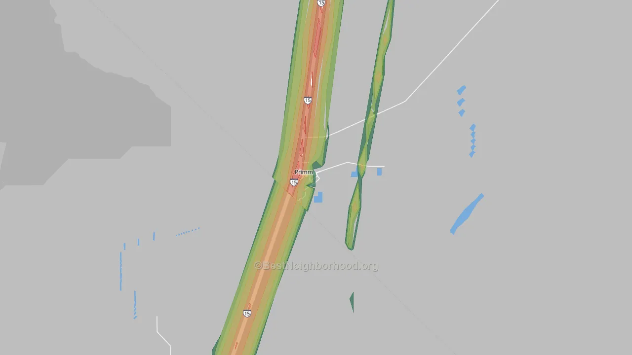 Primm, NV Map of Noise Levels in Primm