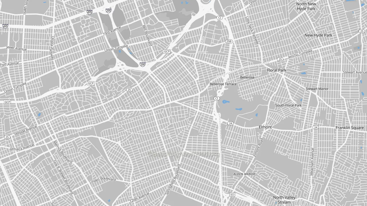 Queens Village, Queens, NY Map of Noise Levels in Queens Village