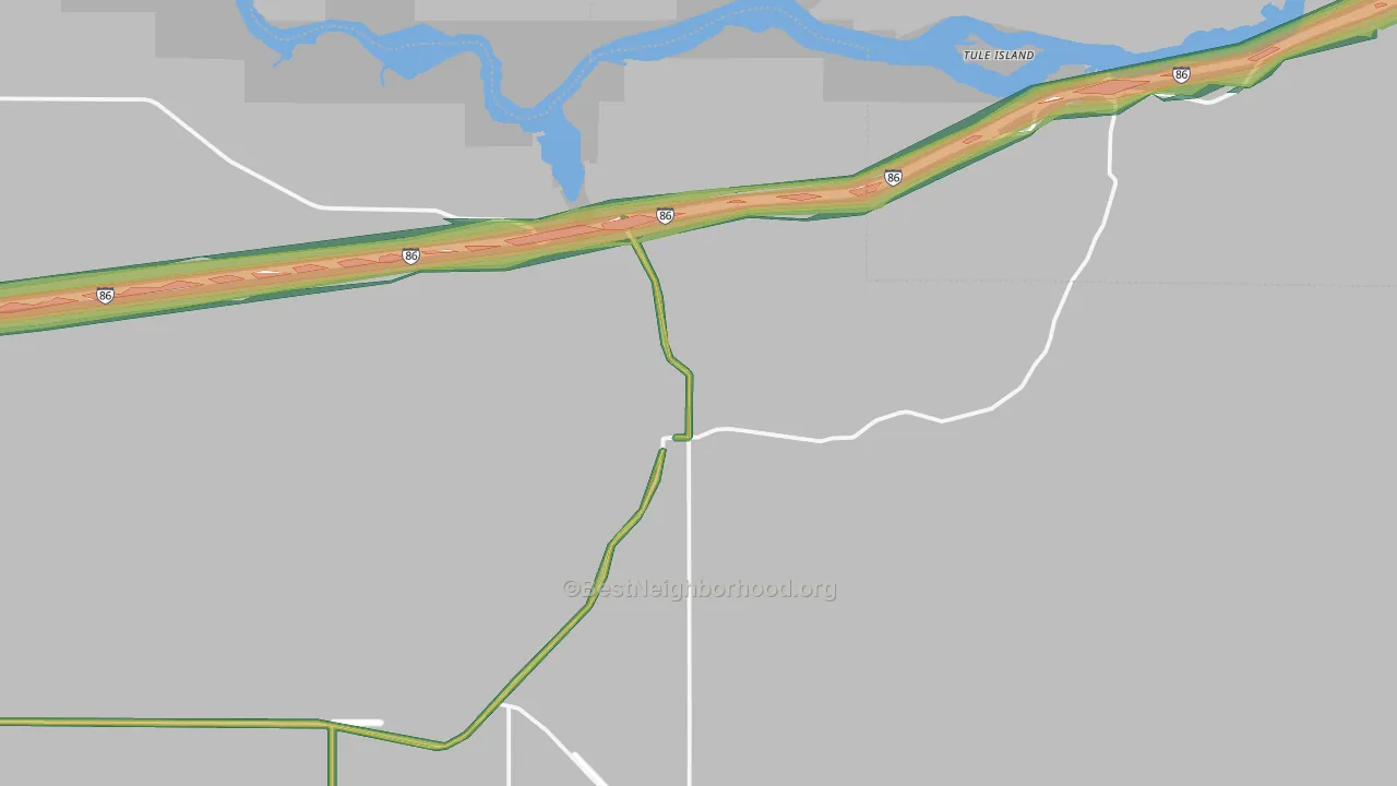 Raft River, ID Map of Noise Levels in Raft River