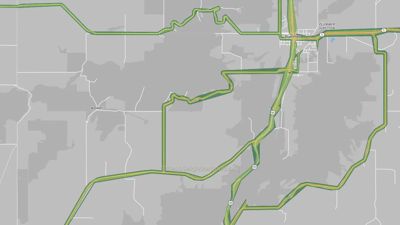 Ramsdell, ID Map of Noise Levels in Ramsdell